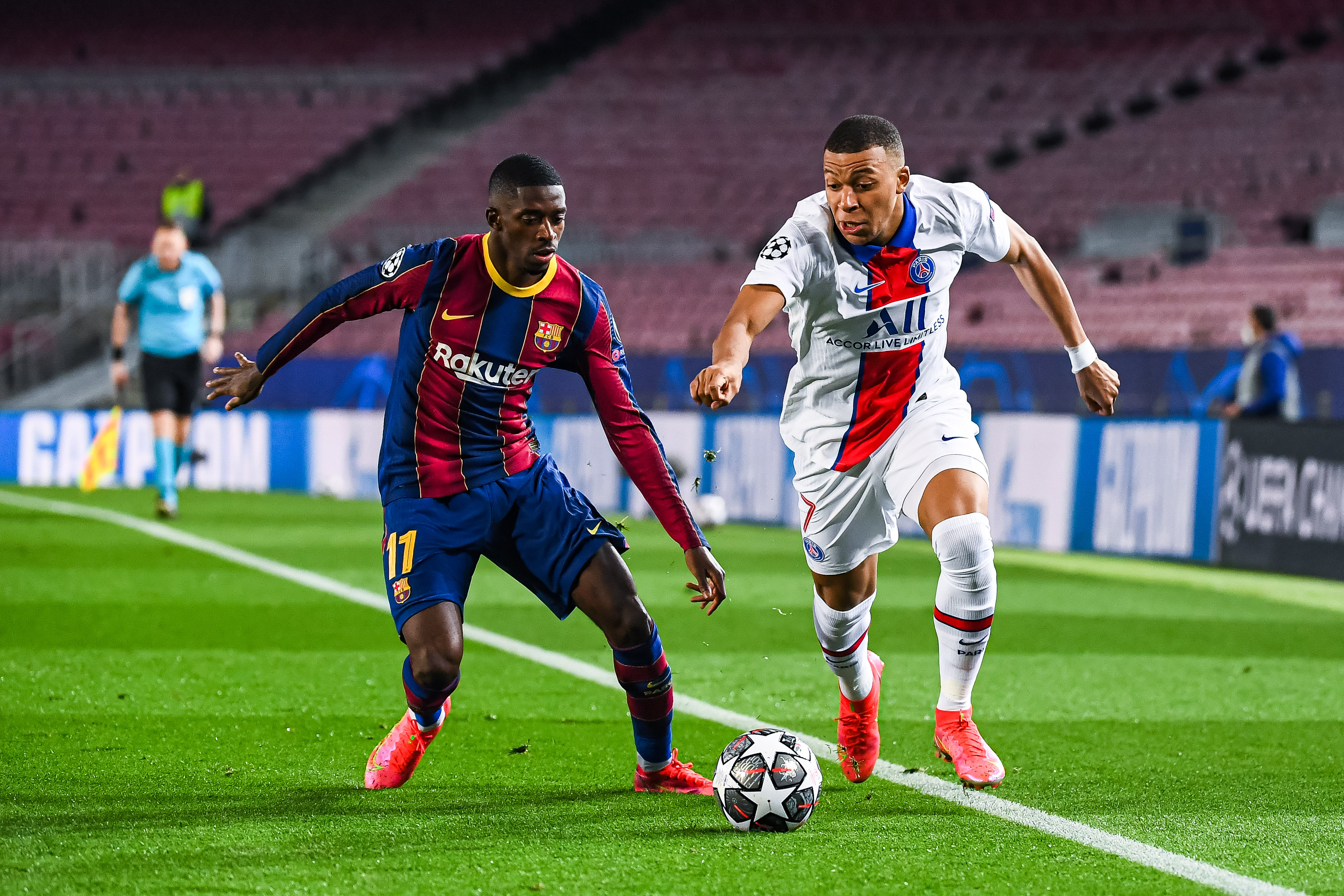 关于法国爆冷巴萨，布鲁诺完成帽子戏法的信息